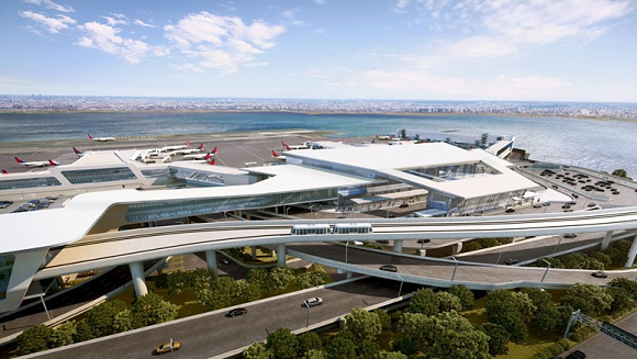 Los clientes del aeropuerto LaGuardia, de Nueva York, disfrutan de la inversión de 4,000 millones de dólares que Delta ha realizado allí.
