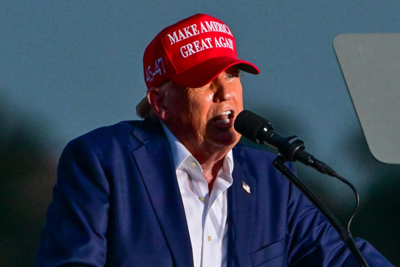 Expresidente y candidato presidencial de Estados Unidos, Donald Trump. / AFP